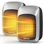 GiveBest 800W Plug-In Wall Space Heater with Remote