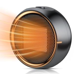 Portable 500W Ceramic Space Heater for Indoor Use