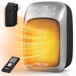 GiveBest 800W Plug-In Wall Space Heater with Remote
