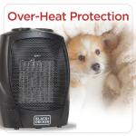 BLACK+DECKER Portable Room Space Heater with Handle