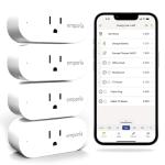 Emporia WiFi Smart Plug with Energy Monitoring (4 Pack)