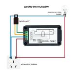 100A Multi-Function Power Monitor with LCD Display
