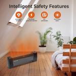 Comfort Zone 1500W Portable Convection Baseboard Heater