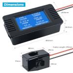 100A Multi-Function Power Monitor with LCD Display
