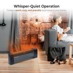 Comfort Zone 1500W Portable Convection Baseboard Heater