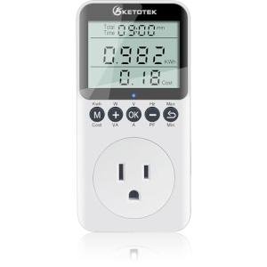 KETOTEK Energy Usage Monitor with LCD Display