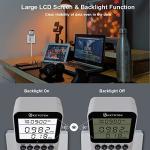 KETOTEK Energy Usage Monitor with LCD Display