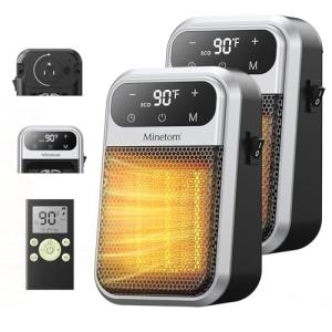 Minetom 800W Smart Plug-In Heater for Indoor Use
