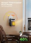 Minetom 800W Smart Plug-In Heater for Indoor Use