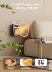 Minetom 800W Smart Plug-In Heater for Indoor Use
