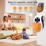 450W Smart Mini Space Heater with Remote Control