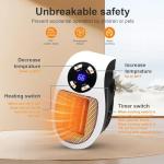 Portable Mini Plug-in Heater with Remote Control