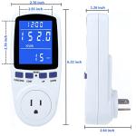 Smart Power Meter Plug with Backlight Display