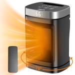 Portable 1500W Indoor Space Heater with Remote