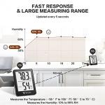 DOQAUS Indoor Digital Hygrometer and Thermometer