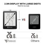 DOQAUS Indoor Digital Hygrometer and Thermometer