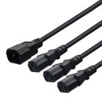 JORINDO C14 to 3 X C13 Power Splitter Cable