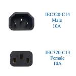 JORINDO C14 to 3 X C13 Power Splitter Cable