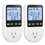 2 Pack Smart Power Meter with Backlight