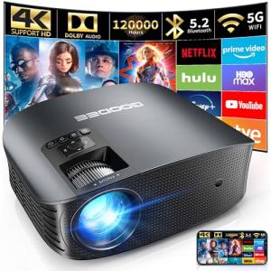 4K Mini Projector for Halloween Movie Nights