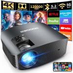 4K Mini Projector for Halloween Movie Nights