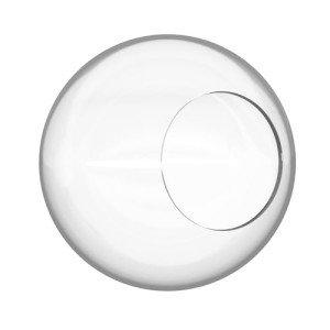 Clear Acrylic Lamp Post Globe - 12" Halloween Decor