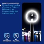 Clear Acrylic Lamp Post Globe - 12" Halloween Decor