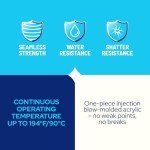 Clear Acrylic Lamp Post Globe - 12" Halloween Decor