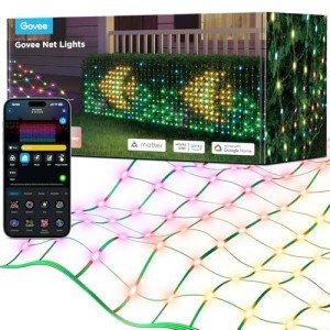 Halloween Smart Net Lights with 64 Modes & RGBIC