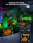 RGBIC Outdoor Halloween Net Lights with 64 Modes