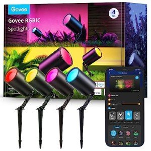 Govee Halloween WiFi RGBIC Outdoor Spot Lights