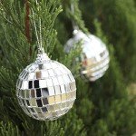 24 Pcs Silver Mini Disco Balls for Halloween Décor