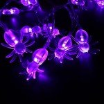 KEPATO Battery-Operated Halloween Spider String Lights