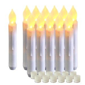 12 Pcs Flameless LED Floating Candles for Halloween