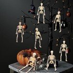 8PCS Mini Skeletons Halloween Decorations for Parties