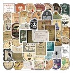 Gothic Magic Potion Label Stickers - 50 Pack