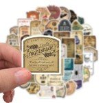 Gothic Magic Potion Label Stickers - 50 Pack