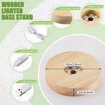 LED Wooden Display Base for Crystal Art