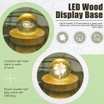 LED Wooden Display Base for Crystal Art
