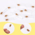 10 Mini Glass Potion Bottles with Cork Lids