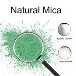 Grassy Green Mica Powder for Halloween Crafts
