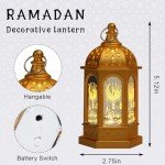 Eid Mubarak Lanterns - Flameless Candle Holders