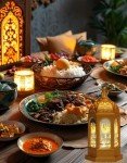 Eid Mubarak Lanterns - Flameless Candle Holders