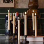Set of 6 LED Flameless Halloween Window Candles