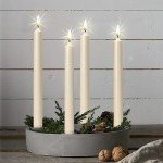 Set of 6 LED Flameless Halloween Window Candles
