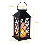 LED Flame Effect Lantern - Waterproof Halloween Decor