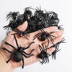 Realistic 60pcs Fake Spider Prank Decorations