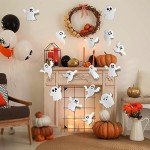 42Pcs 3D Cute Ghost Wall Decor Stickers