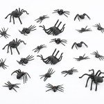 Realistic 60pcs Fake Spider Prank Decorations