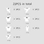 42Pcs 3D Cute Ghost Wall Decor Stickers